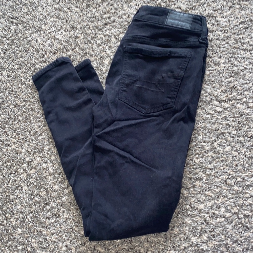 Black American Eagle Jeggings • Size 2